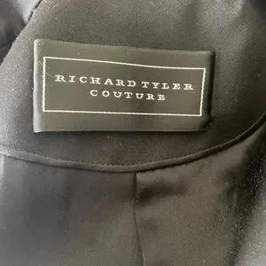 Richard Tyler Couture | Dresses | Richard Tyler Couture Black Evening Dress  And Jacket | Poshmark